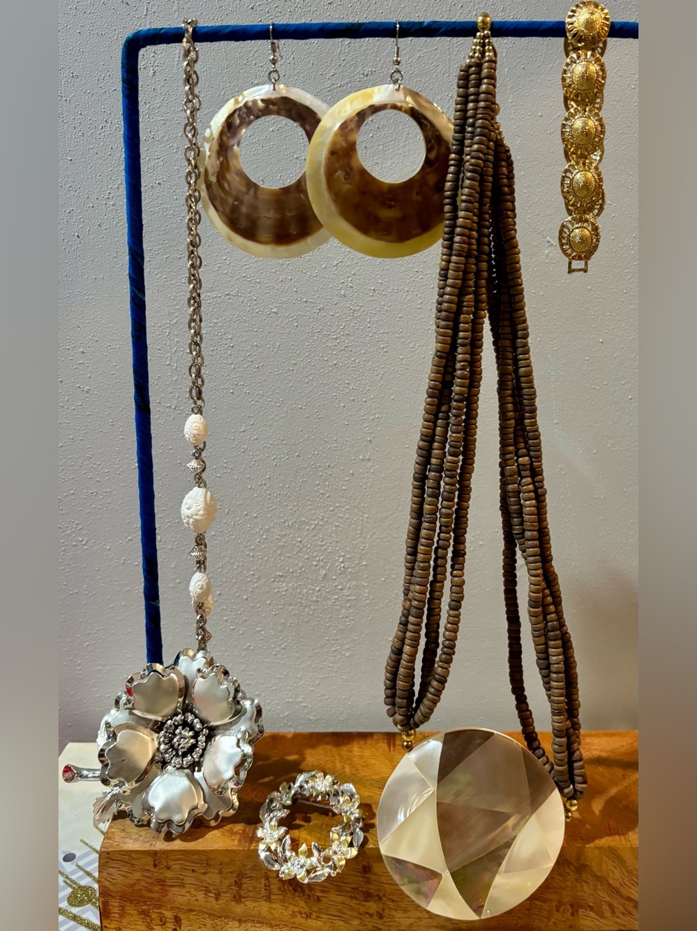 Beautiful Vintage to Modern Costume Jewelry with Crystal Dish